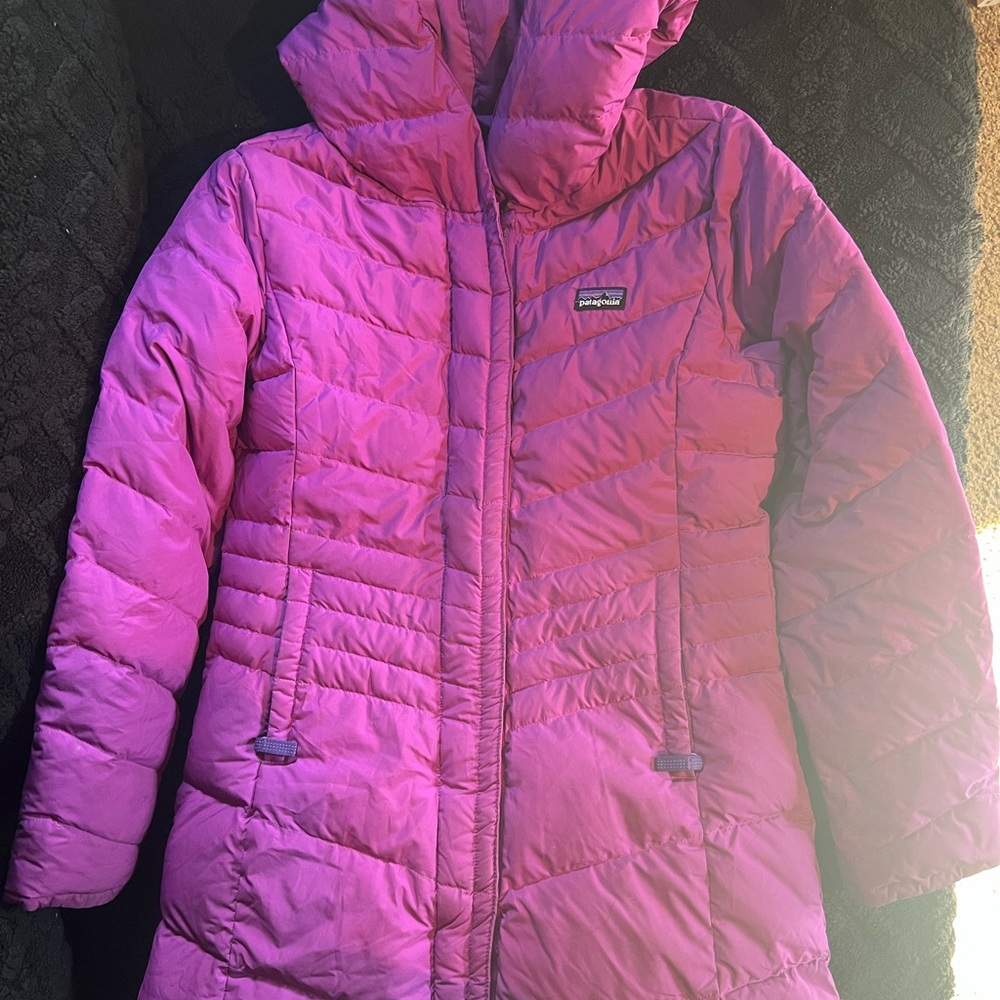 Patagonia Women's Purple Puffer Coat